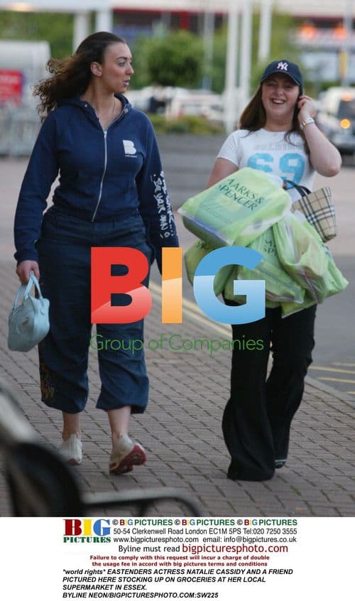 Natalie Cassidy Grocery Shopping in Essex