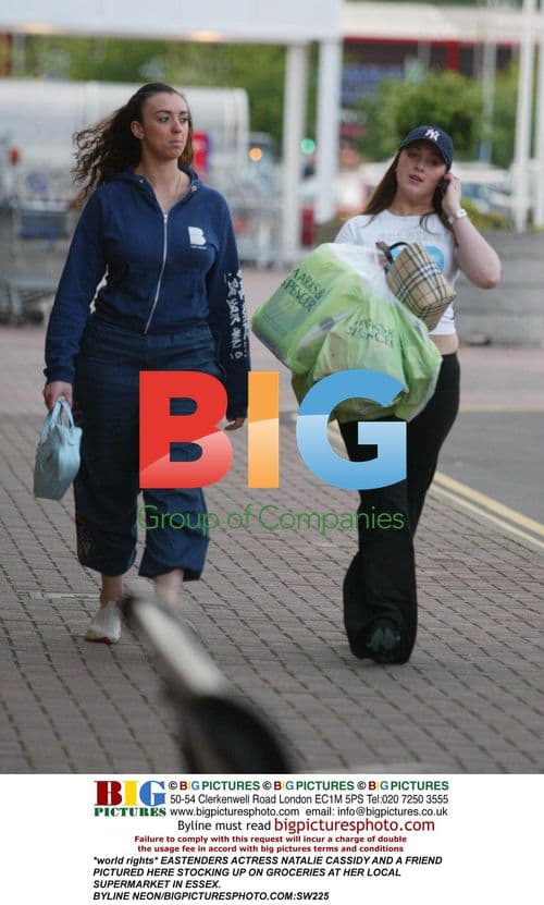 Natalie Cassidy Grocery Shopping