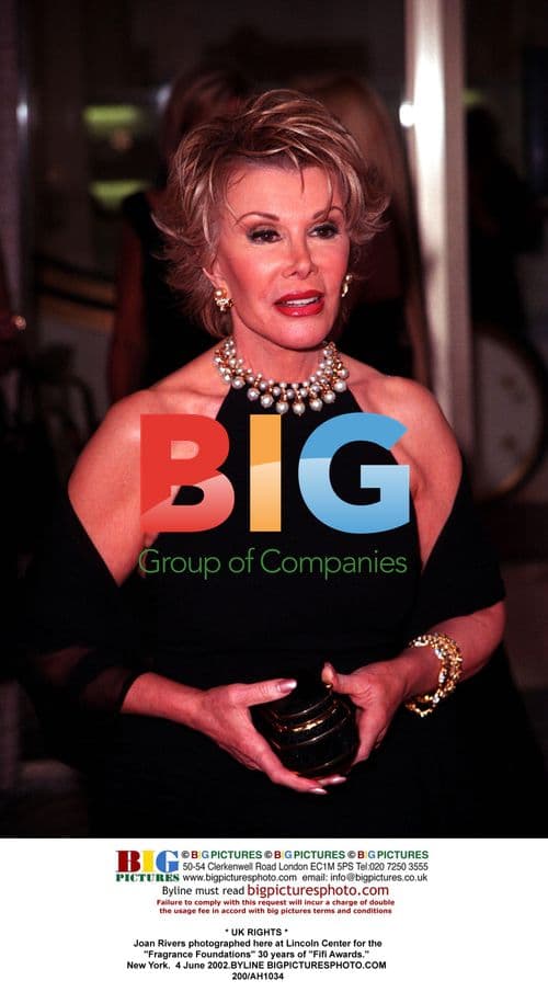 Joan Rivers at Fifi Awards in 2002