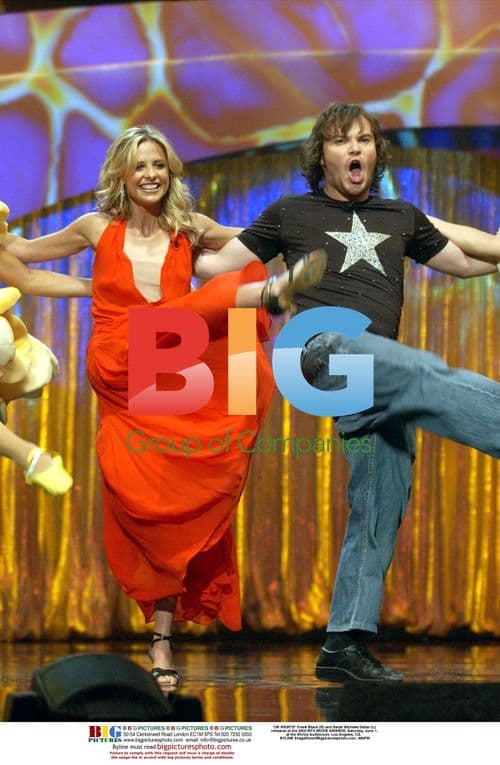 Frank Black and Sarah Michelle Gellar at 2002 MTV Movie Awards