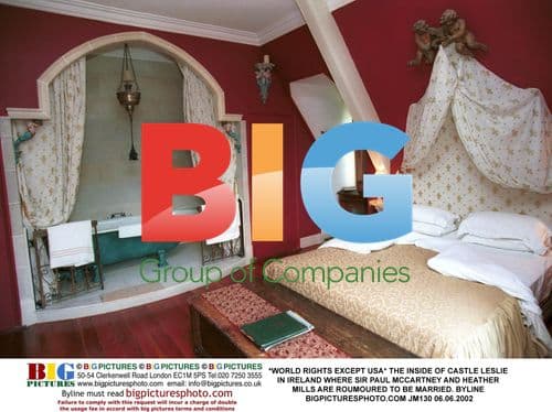 Sir Paul McCartney and Heather Mills at Castle Leslie