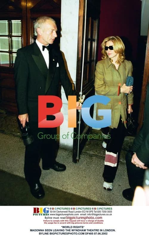 Madonna Seen Leaving Wyndham Theatre in London