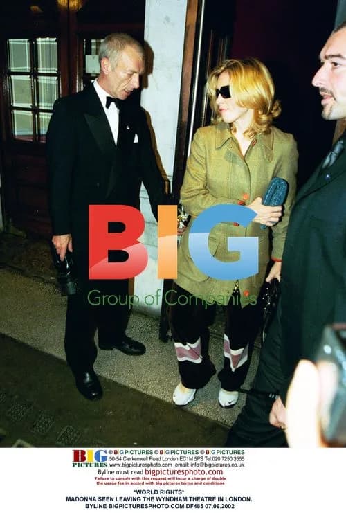 Madonna Leaving Wyndham Theatre, London