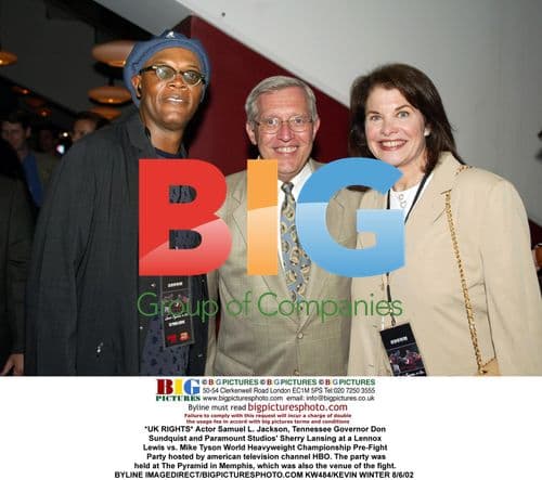 Samuel L. Jackson at Heavyweight Championship Pre-Fight Party
