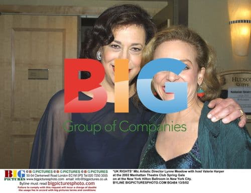 Lynne Meadow and Valerie Harper at 2002 Manhattan Theatre Club Gala