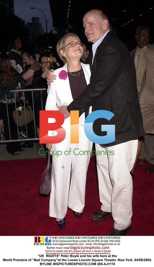 Peter Boyle and wife at Bad Company premiere