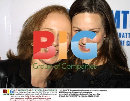 Kate Burton and Laura Linney at 2002 Manhattan Theatre Club Gala