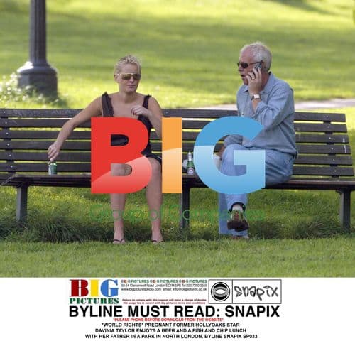 Hollyoaks Star Davinia Taylor Enjoys Lunch with Dad