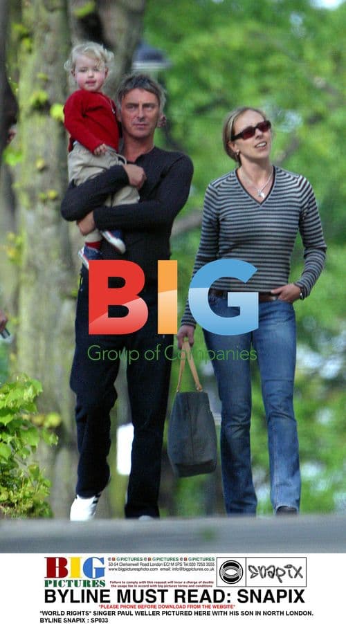 Paul Weller and Son in North London