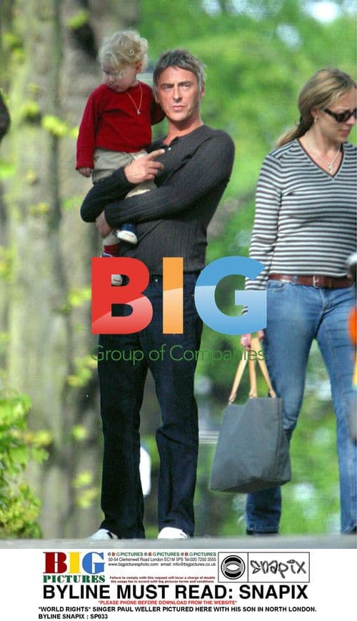 Paul Weller and Son in North London
