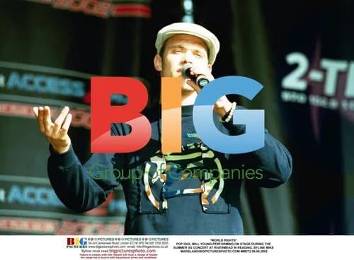 Will Young performing at Summer XS concert