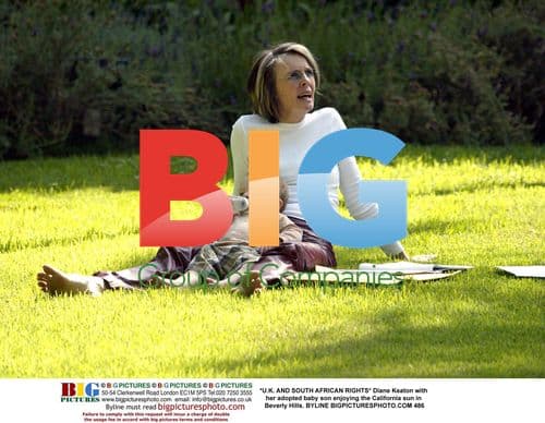 Diane Keaton with Adopted Son in Beverly Hills