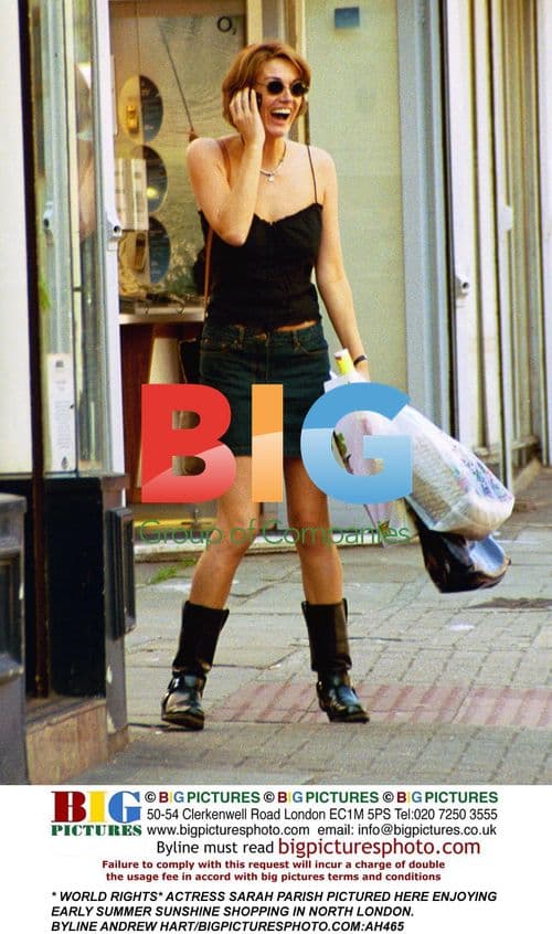 Sarah Parish Shopping in North London