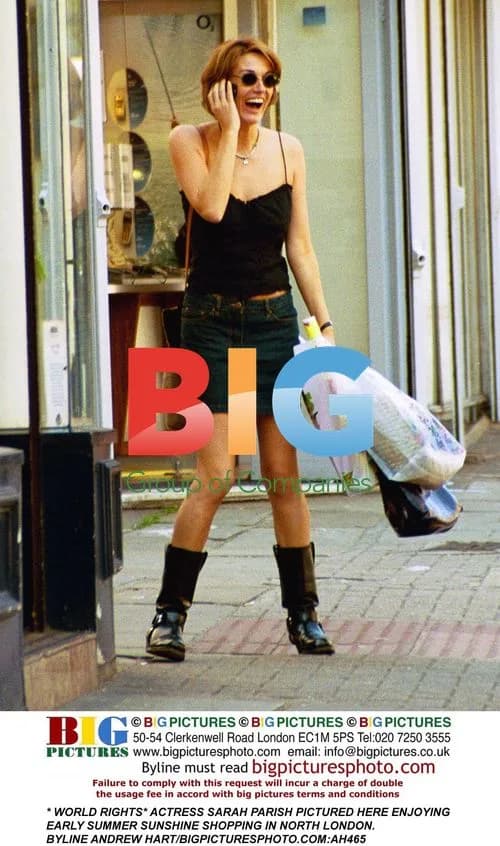 Sarah Parish Shopping in North London