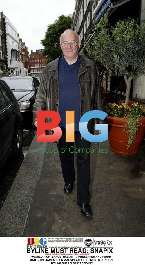 Clive James Strolling in North London