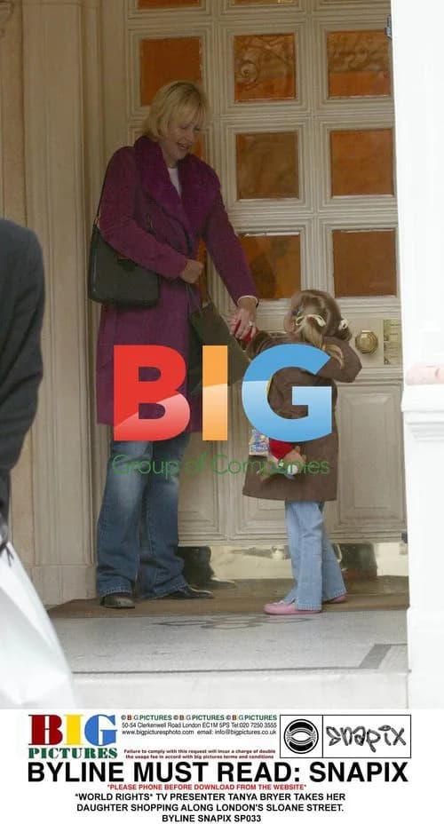 TV Presenter Tanya Bryer and Daughter Shop on Sloane St