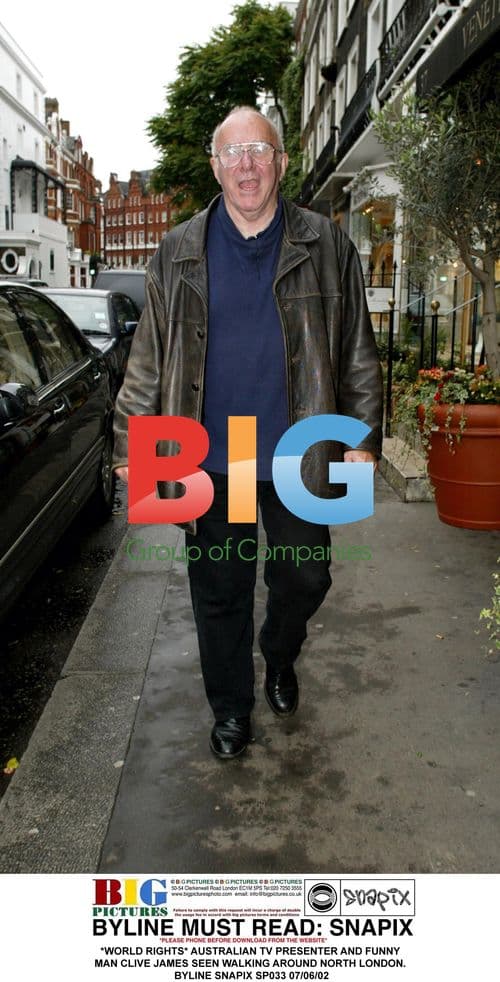 Clive James Spotted in North London