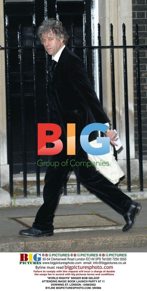 Bob Geldof at Magic Book Launch Party