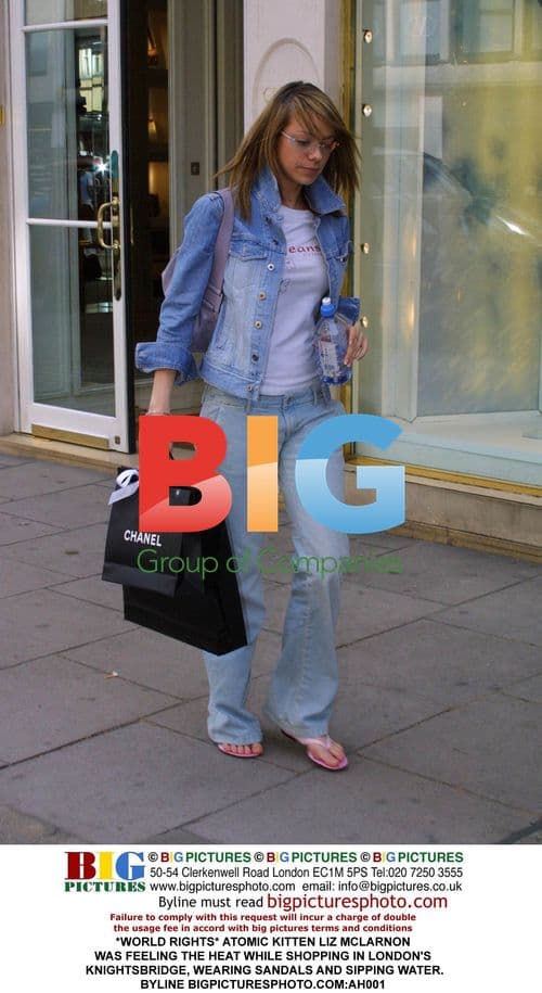 Liz McClarnon Shopping in London