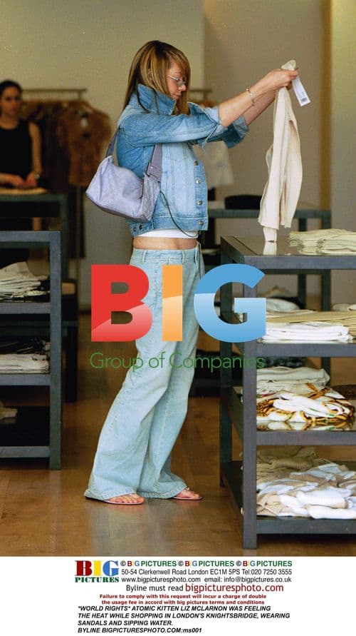 Liz McClarnon Shopping in London