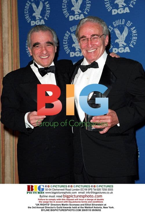 Martin Scorsese and Elliot Silverstein at Director's Guild Awards