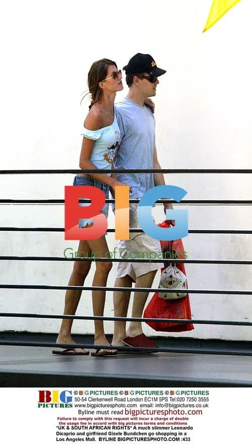 Leonardo DiCaprio and Gisele Bundchen go shopping