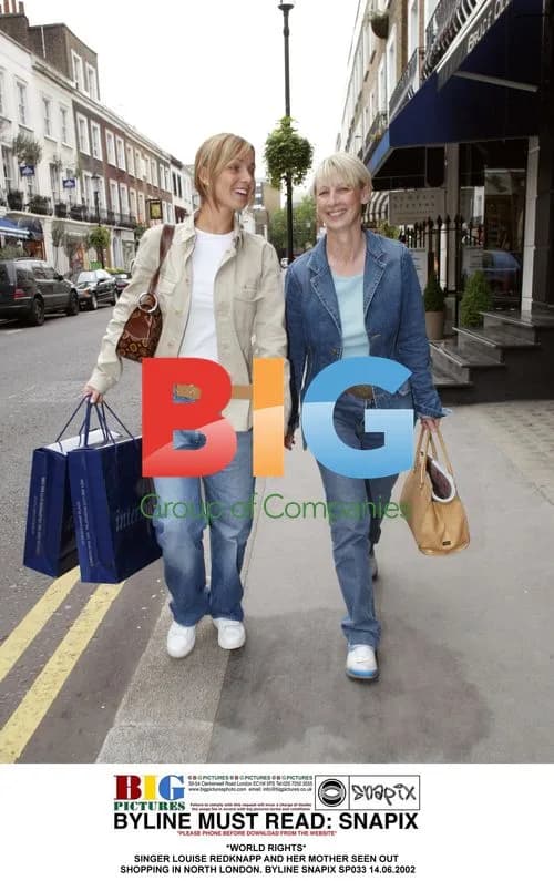 Louise Redknapp and her mother out shopping