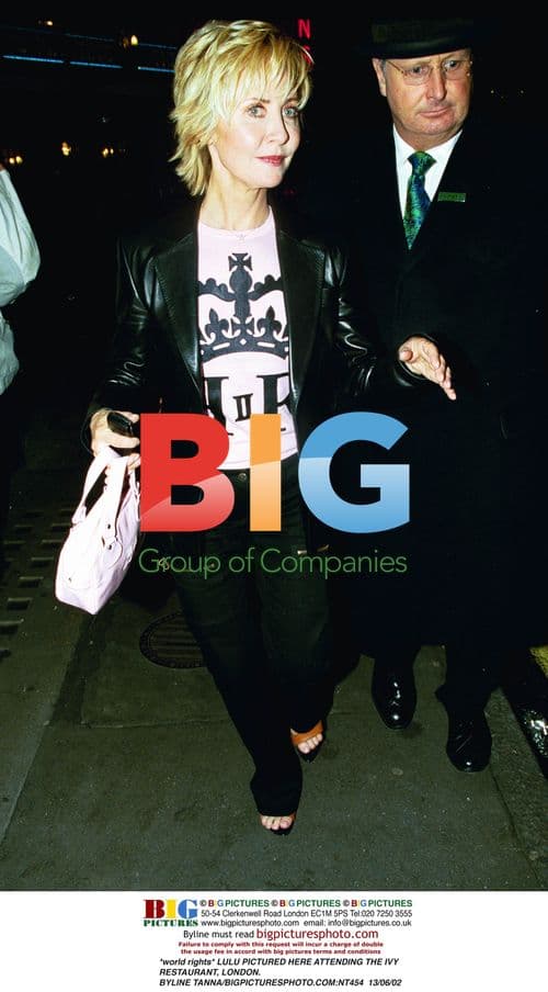 Lulu attending the Ivy Restaurant in London