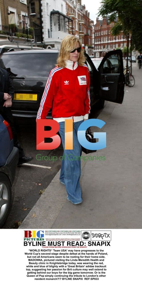 Madonna visits London clinic