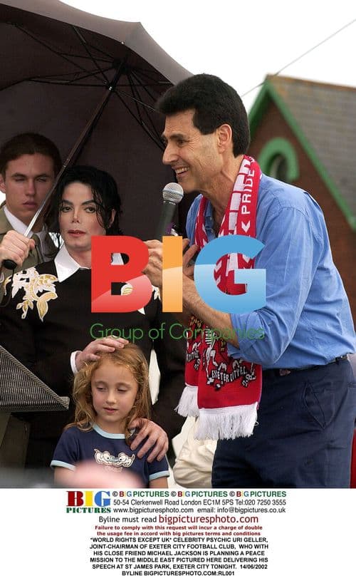 URI GELLER Delivers Speech at St James Park