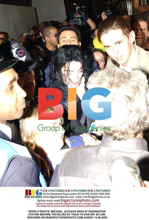Michael Jackson at Paddington Station