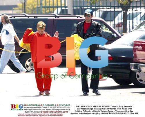 Nicolas Cage and son Weston together in Hollywood