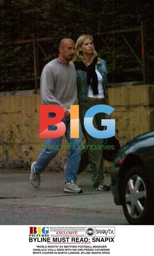 Ex Watford Manager Gianluca Vialli with Girlfriend