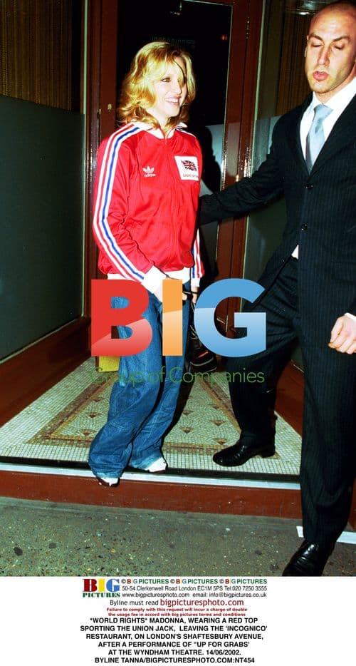 Madonna leaves London restaurant