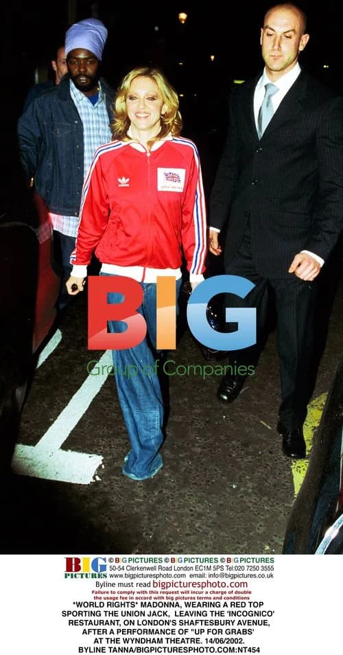 Madonna leaving 'Incognico' restaurant in London