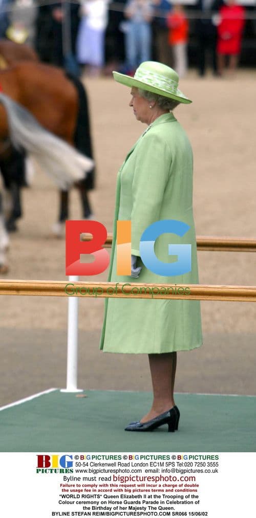 Queen Elizabeth II at Trooping the Colour