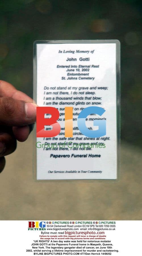 Funeral for mobster John Gotti in New York