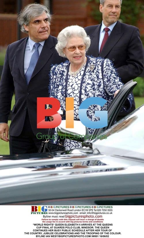 Queen Elizabeth II at Queen's Cup Final