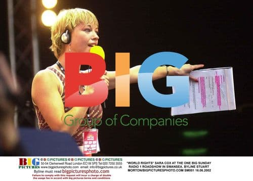 Sara Cox at Radio 1 Roadshow in Swansea