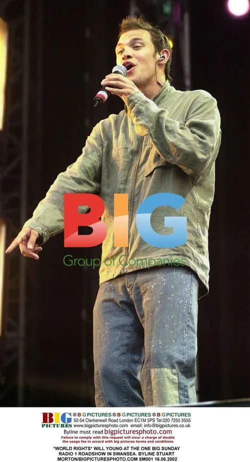 Will Young at One Big Sunday Radio 1 Roadshow