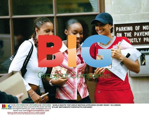 POP GROUP MISTEEQ ON BBC RADIO 1 IN LONDON