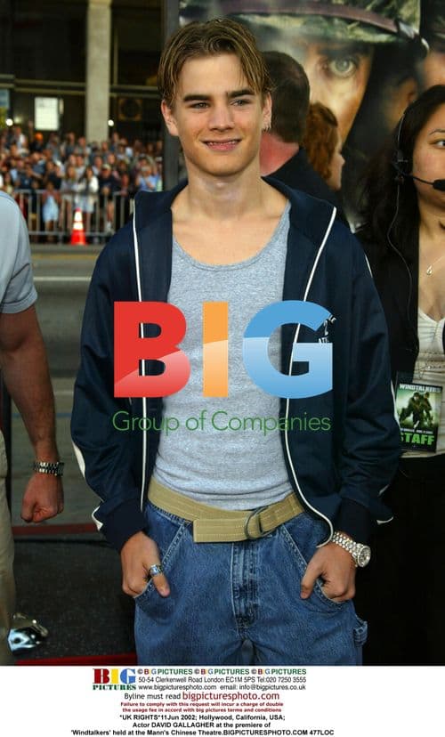 David Gallagher at 'Windtalkers' premiere