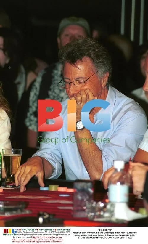 Dustin Hoffman at CineVegas Black Jack Tournament