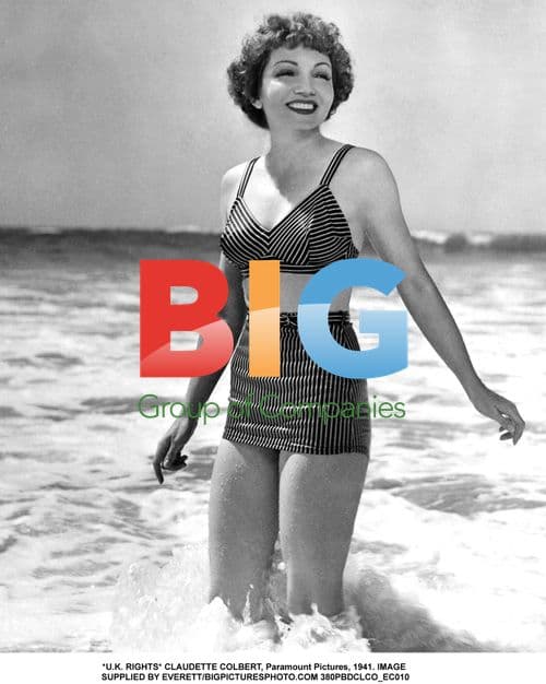 Claudette Colbert in Swimsuit