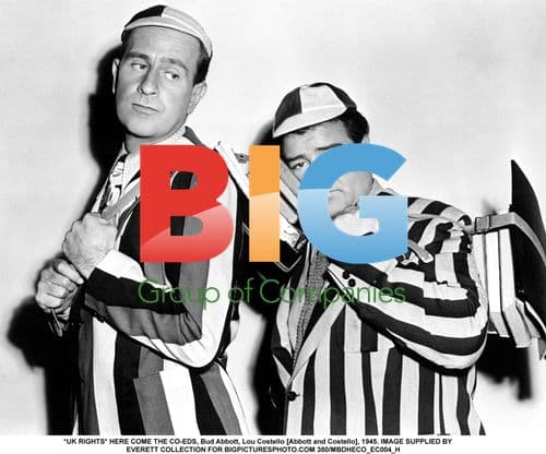 Abbott and Costello in "Here Come the Co-Eds"