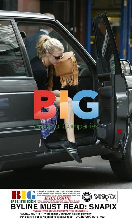 Donna Air spotted looking thin in London