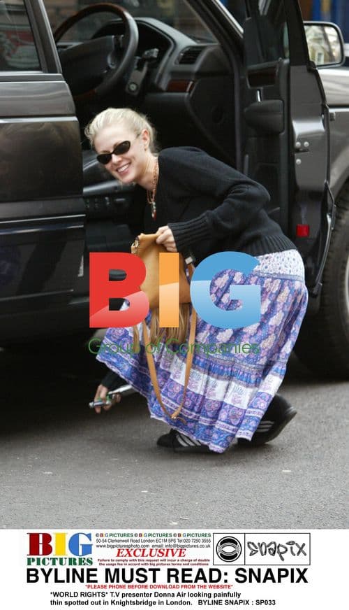 TV presenter Donna Air in London