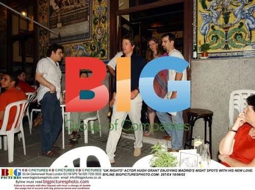 Hugh Grant Spotted in Madrid