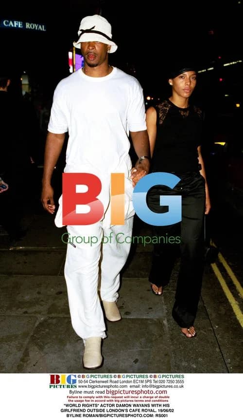 Damon Wayans with girlfriend in London