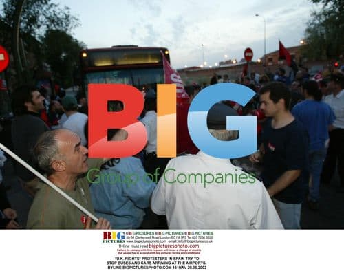 Protesters Try to Stop Transit in Spain